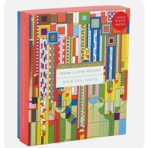 Frank Lloyd Wright Saguaro Form and Cactus Foil Stamped 1000 Pc Puzzle